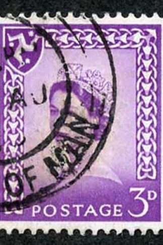 IOM SG2a 3d Deep Lilac on Chalky Paper Fine used cat from 6.50 pounds