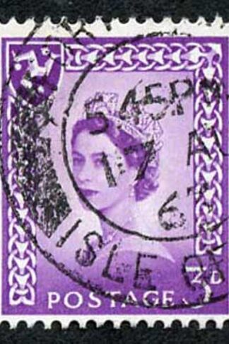 IOM SG2a 3d Deep Lilac on Chalky Paper Fine used cat from 6.50 pounds