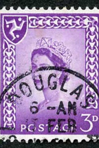 IOM SG2a 3d Deep Lilac on Chalky Paper Fine used cat from 6.50 pounds