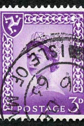 IOM SG2a 3d Deep Lilac on Chalky Paper Fine used cat from 6.50 pounds