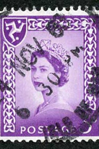 IOM SG2a 3d Deep Lilac on Chalky Paper Fine used cat from 6.50 pounds