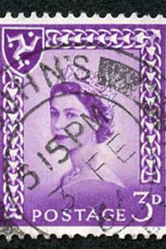 IOM SG2a 3d Deep Lilac on Chalky Paper Fine used cat from 6.50 pounds