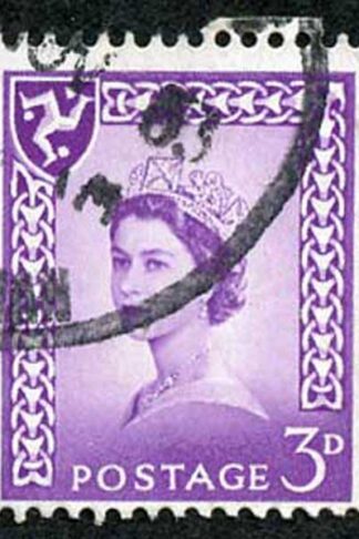 IOM SG2a 3d Deep Lilac on Chalky Paper Fine used cat from 6.50 pounds