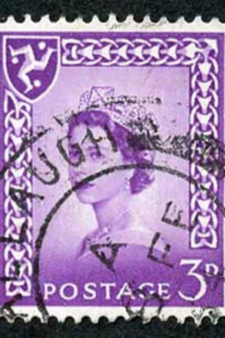IOM SG2a 3d Deep Lilac on Chalky Paper Fine used cat from 6.50 pounds