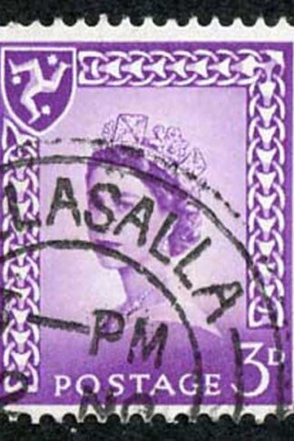 IOM SG2a 3d Deep Lilac on Chalky Paper Fine used cat from 6.50 pounds