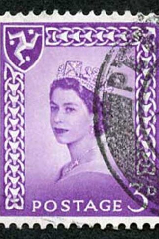 IOM SG2a 3d Deep Lilac on Chalky Paper Fine used cat from 6.50 pounds