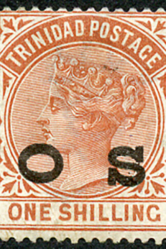 Tobago SGO6 1/- Orange-brown M/M cat 80 pounds