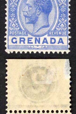 Grenada SG94 2 1/2d Bright Blue wmk Mult Cypher M/M Plate example