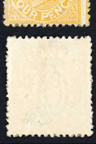 Queensland SG194a 4d Orange PENGE for PENCE M/M Cat 160 pounds