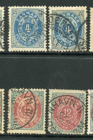 Denmark 1875 Selection