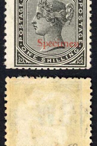 NSW SG221 1/- Black Perf 13 Opt Specimen Part Gum