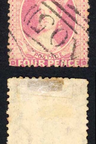 Bahamas SG27 4d dull rose wmk crown CC Cat 60 pounds