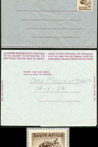 South Africa Uprated Lettersheet