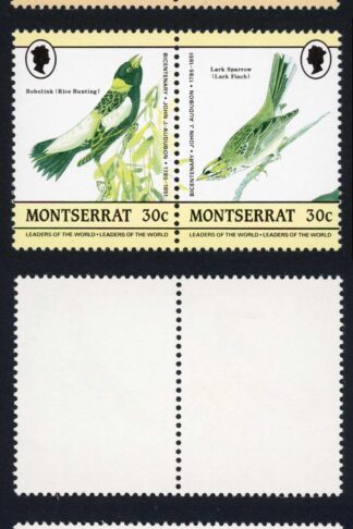 Montserrat 1985 Birds PROOFS U/M with normals