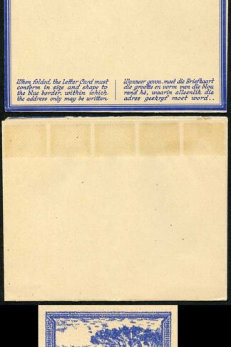 Bechuanaland on 3d South Africa Airmail letter