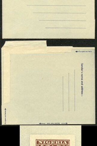 Nigeria KGVI 6d Airmail Lettersheet