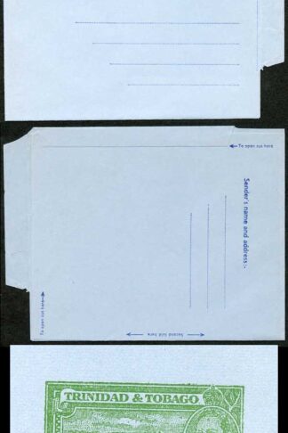 Trinidad and Tobago 5c KGVI Airmail Lettersheet