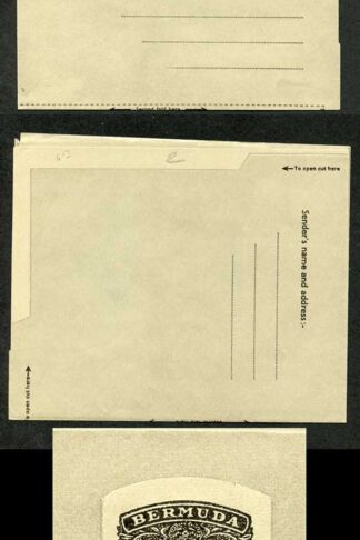 Bermuda KGVI 6d Airmail Lettersheet