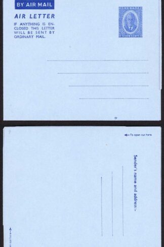 Grenada 7c KGVI Airmail Lettersheet