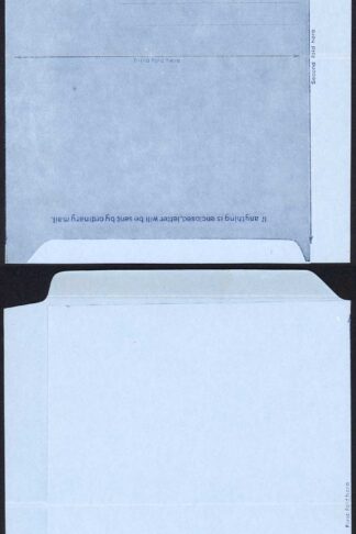 Australia Ten Pence on 7d KGVI Airmail Lettersheet