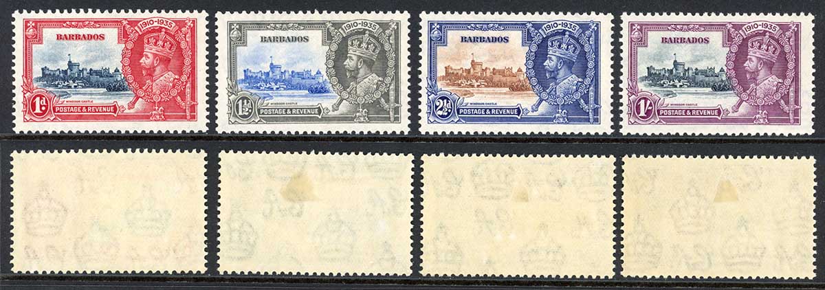 Barbados 1935 Silver Jubilee SG241/4 M/M Set