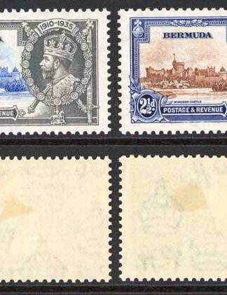 Bermuda 1935 Silver Jubilee SG94/7 M/M Set