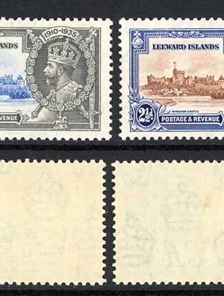 Leeward Is 1935 Silver Jubilee SG88/91 M/M Set