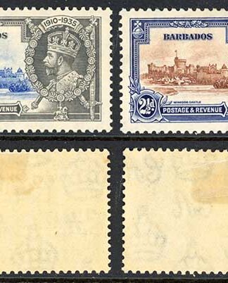 Barbados SG241/4 1935 Silver Jubilee M/M