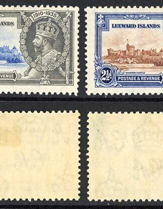 Leeward Is SG88/91 1935 Silver Jubilee M/M