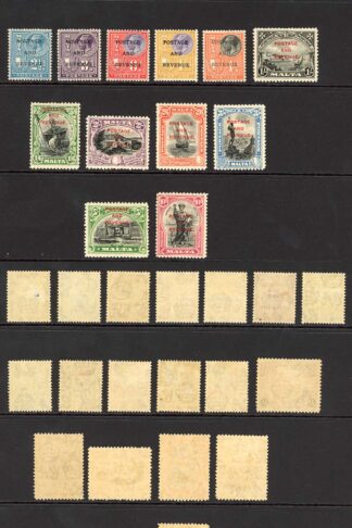 Malta SG174/92 1928 Set M/M Cat  pounds