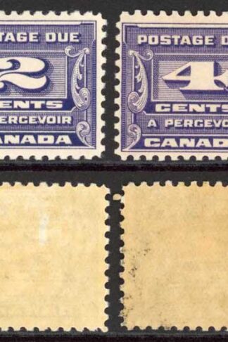 Canada SGD14/7 1933 Post Due set of 4 M/M cat 60 pounds