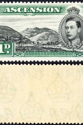 Ascension SG39 1d Black and Green M/M Cat 45 pounds