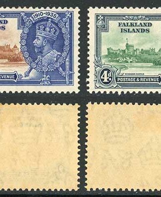 Falkland Is SG139/42 1935 Silver Jubilee M/M Set cat 48 pounds