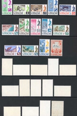 Gibraltar SG160/73 1960 Set U/M Cat 80 Pounds