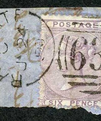SG68 6d Lilac Cat 120 pounds