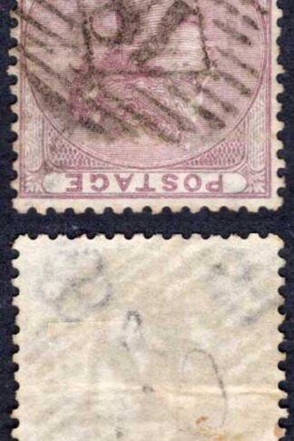 SG68Wi 6d Lilac Wmk INVERTED (creased) Cat 400 pounds