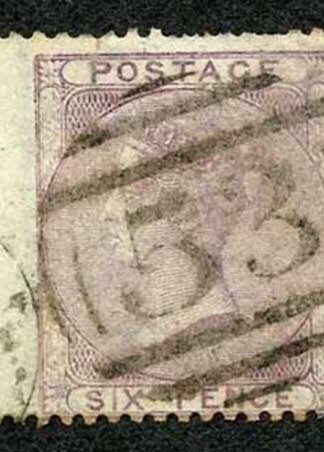 SG68 6d Lilac Cat 120 pounds
