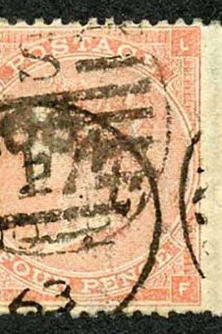 SG80 4d Pale red Plate 3 (no hair Lines) Cat 140 pounds
