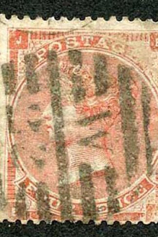 SG82 4d Pale red Plate 4 (hair Lines) Cat 150 pounds