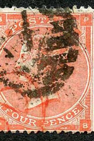 SG79 4d Bright red Plate 3 (no hair Lines) Cat 170 pounds
