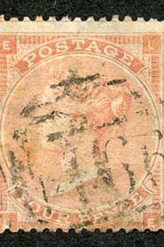SG80 4d Pale red Plate 3 (no hair Lines) Cat 140 pounds