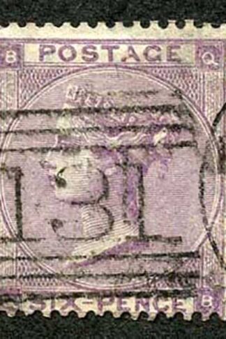 SG85 6d Lilac Plate 4 (hair Lines) Cat 250 pounds