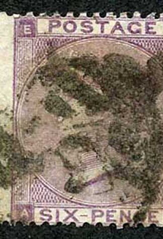 SG84 6d Lilac Plate 3 (no hair Lines) Cat 140 pounds