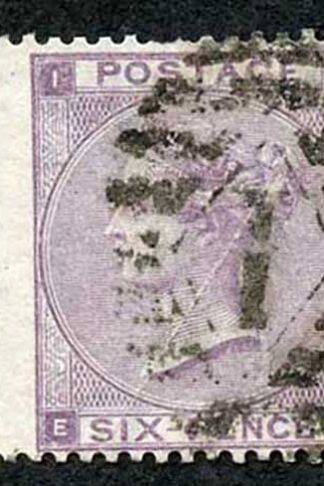 SG85 6d Lilac Plate 4 (hair Lines) Cat 250 pounds creased