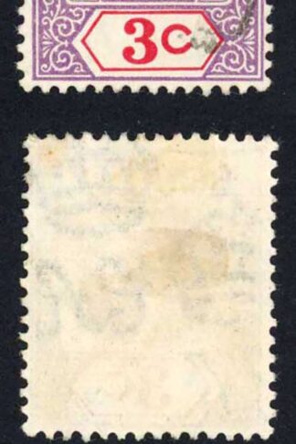 Mauritius SG253a KGVI 3c variety Sliced S Fine Used Cat 85 pounds