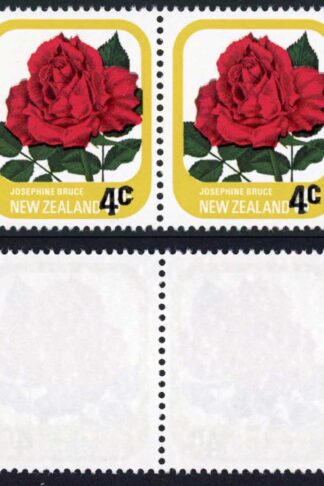 New Zealand SG1201a 4c on 8c Each Stamp DOUBLED SURCHARGE Cat 180 pounds