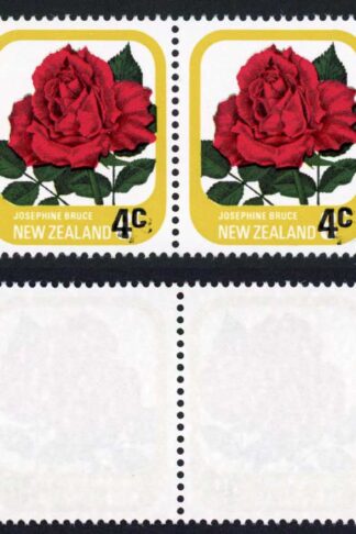 New Zealand SG1201a 4c on 8c Each Stamp DOUBLED SURCHARGE Cat 180 pounds