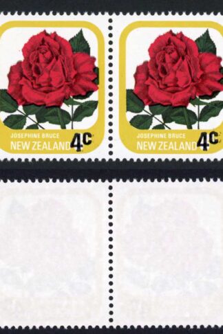 New Zealand SG1201a 4c on 8c Each Stamp DOUBLED SURCHARGE Cat 180 pounds
