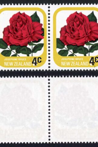 New Zealand SG1201a 4c on 8c Each Stamp DOUBLED SURCHARGE Cat 180 pounds