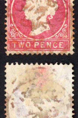 Gambia SG13B 2d Rose Wmk Crown CC Upright Fine used Cat 11 pounds